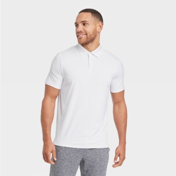 Men's Textured Polo Shirt - All In Motion™
White XL - Picture 1 of 5